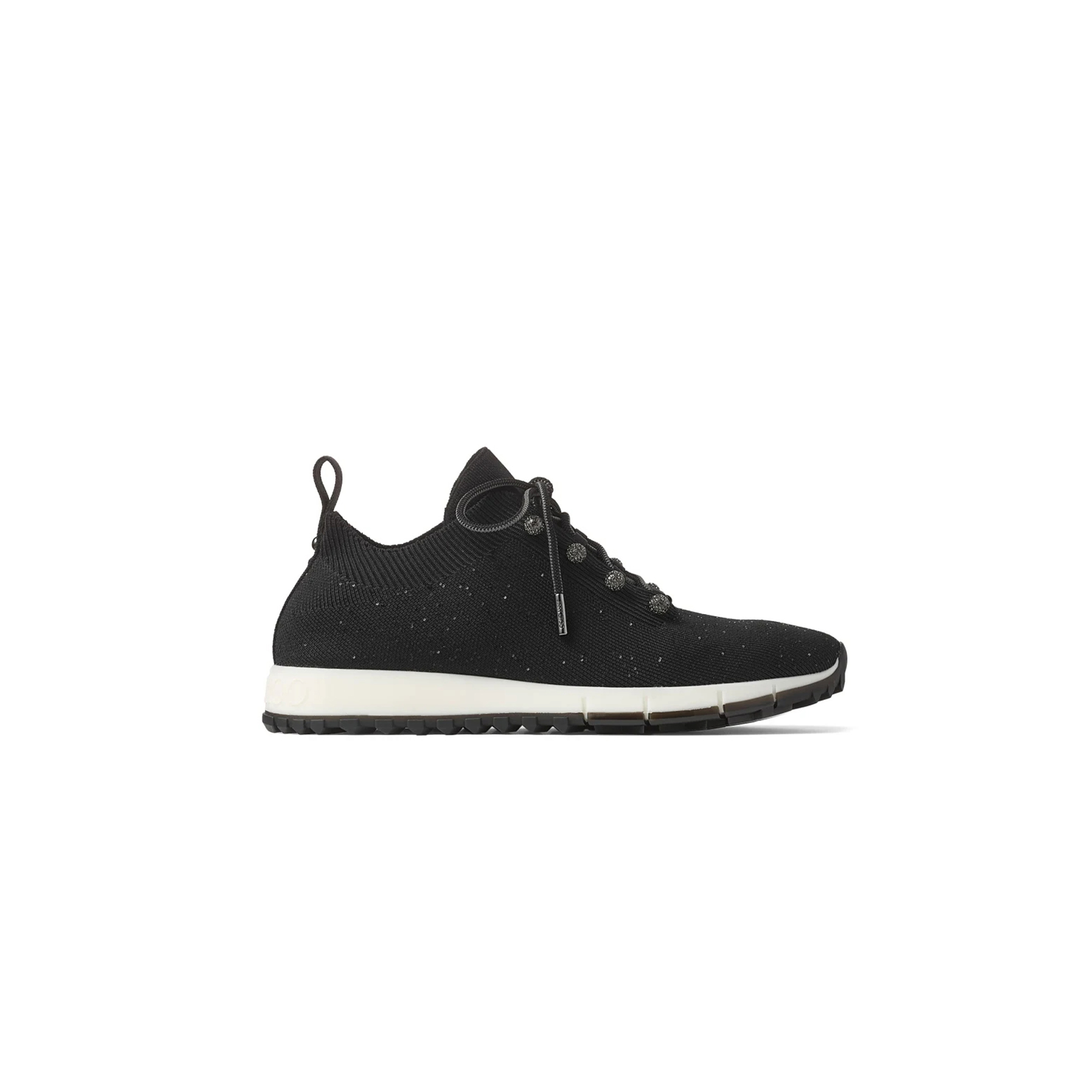 Ji*y Ch* veles black sequin knit trainers velesbnv